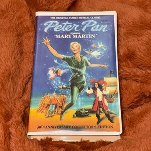 Peter Pan 30th Anniversary Collector's Edition VHS - NBC Starring Mary Martin